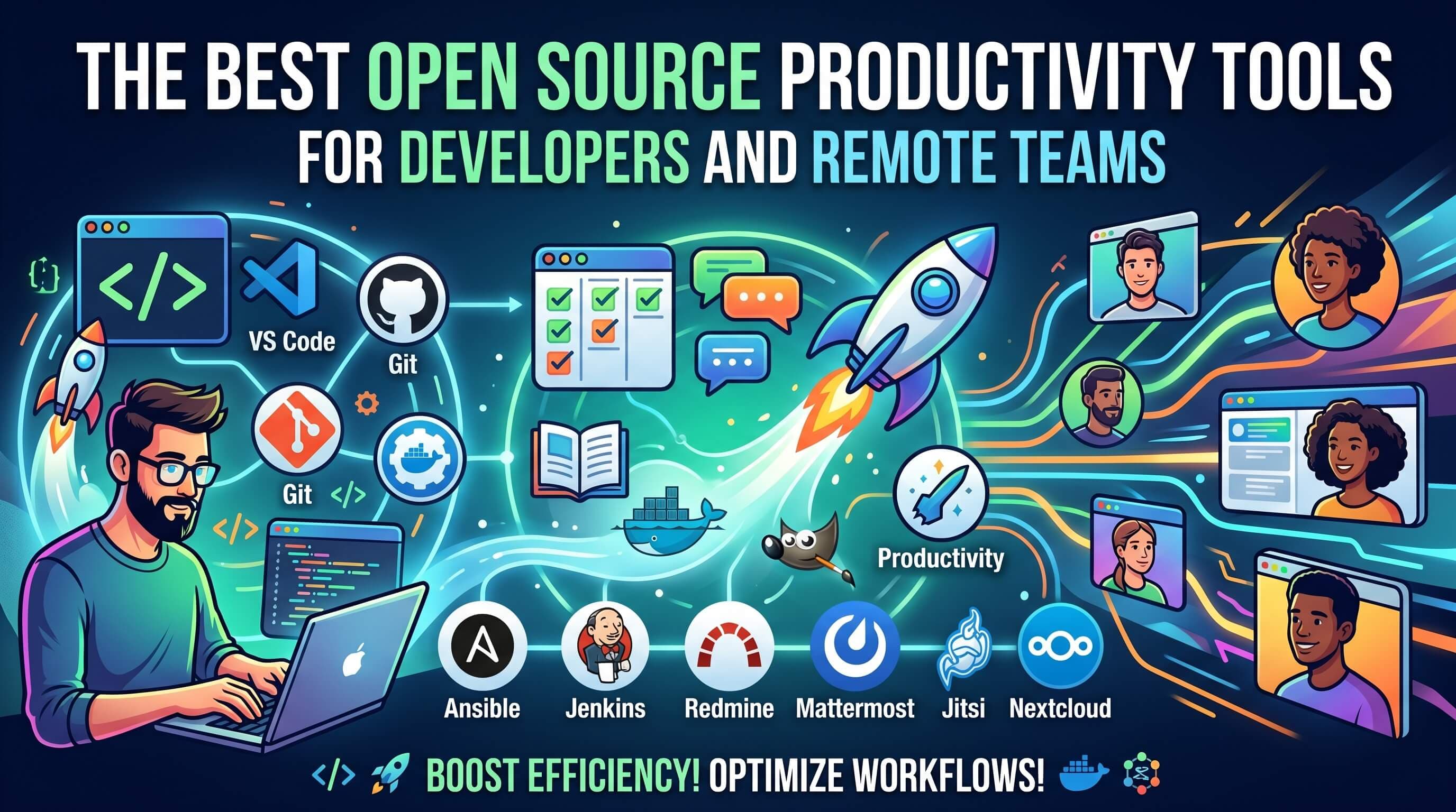 The Best Open Source Productivity Tools for Developers and Remote Teams